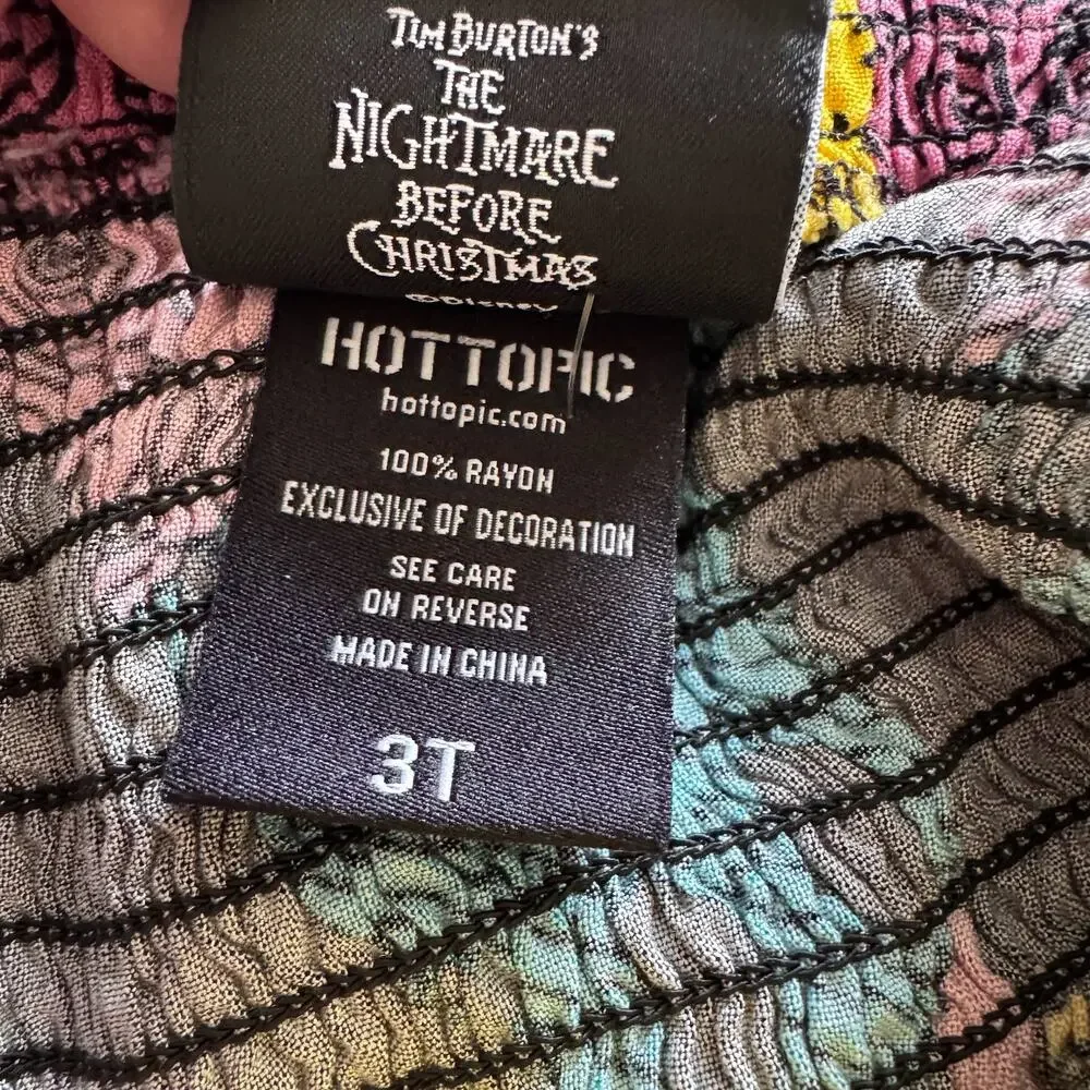 Disney Our Universe Sally Nightmare Before Christmas Hot Topic Toddler Romper 3T